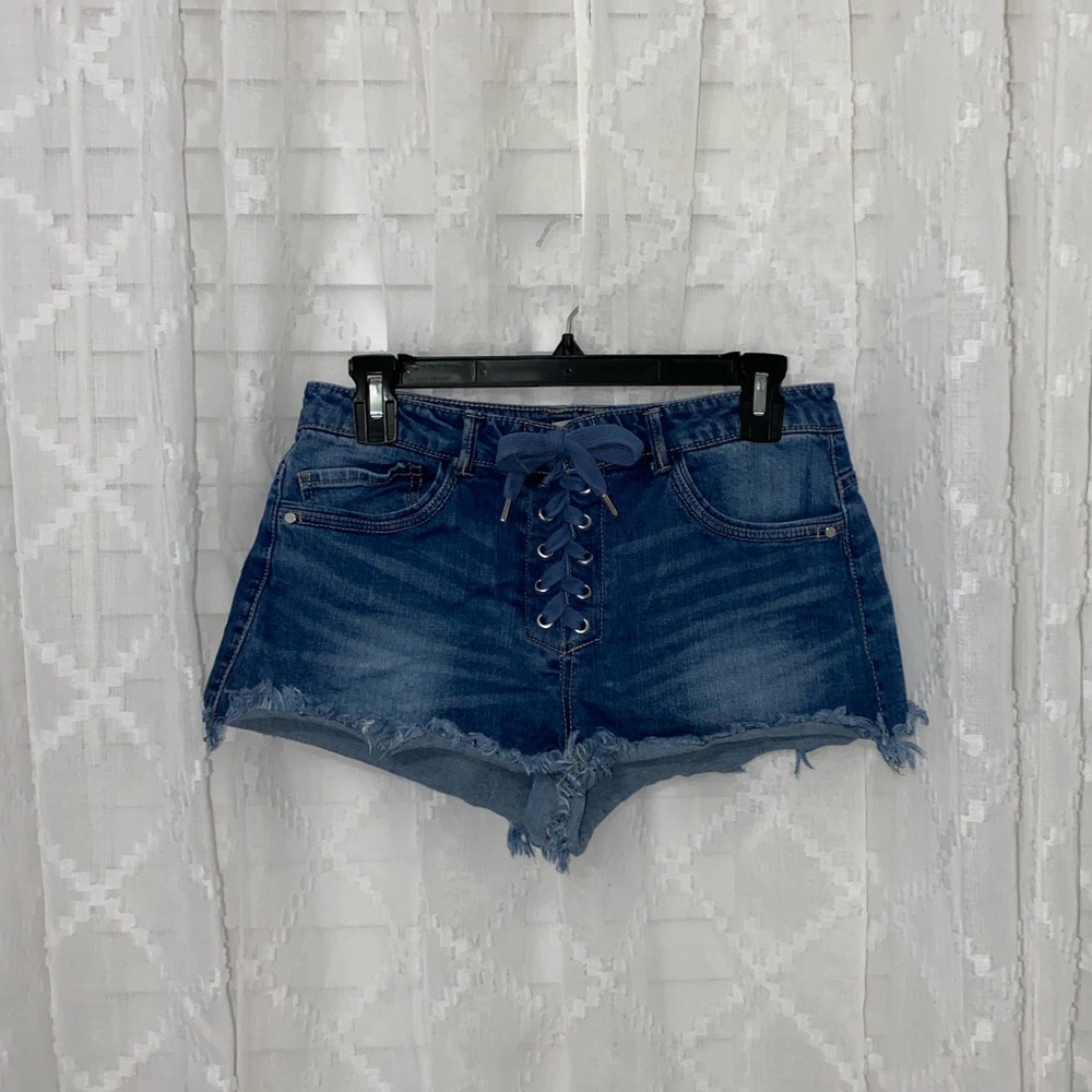 Gianni Bini Blue Jean Denim Shorts